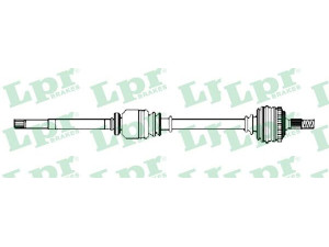 LPR DS52691 kardaninis velenas 
 Ratų pavara -> Kardaninis velenas
4341013050