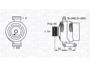 MAGNETI MARELLI 063377019010 kintamosios srovės generatorius 
 Elektros įranga -> Kint. sr. generatorius/dalys -> Kintamosios srovės generatorius
51787209, 51854915, 55185076