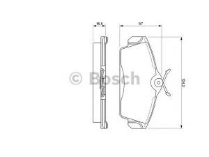 BOSCH 0 986 424 490 stabdžių trinkelių rinkinys, diskinis stabdys 
 Techninės priežiūros dalys -> Papildomas remontas
41060 2F525, 41060 2F526, 41060 5M325