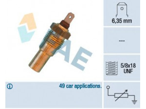 FAE 31690 siuntimo blokas, aušinimo skysčio temperatūra 
 Elektros įranga -> Jutikliai
25080-89902