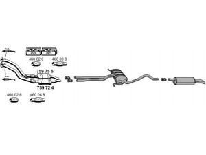 ERNST 010583 išmetimo sistema 
 Išmetimo sistema -> Išmetimo sistema, visa