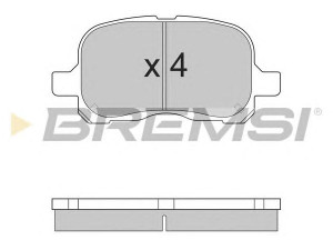 BREMSI BP2859 stabdžių trinkelių rinkinys, diskinis stabdys 
 Techninės priežiūros dalys -> Papildomas remontas
0446502010, 0446502040, 0446502050