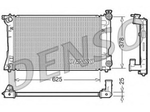 DENSO DRM50035 radiatorius, variklio aušinimas 
 Aušinimo sistema -> Radiatorius/alyvos aušintuvas -> Radiatorius/dalys
164000H180