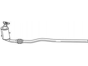 AKS DASIS SG40185 katalizatoriaus keitiklis