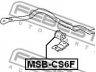 FEBEST MSB-CS6F skersinio stabilizatoriaus įvorių komplektas 
 Ašies montavimas/vairavimo mechanizmas/ratai -> Stabilizatorius/fiksatoriai -> Sklendės
MR519880
