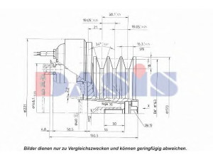AKS DASIS 851141N magnetinė sankaba, oro kondicionieriaus kompresorius