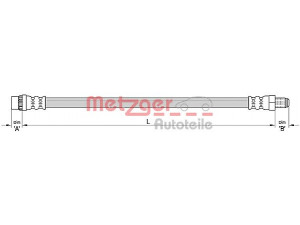METZGER 4110227 stabdžių žarnelė 
 Stabdžių sistema -> Stabdžių žarnelės
4806.G4, 4806.G4