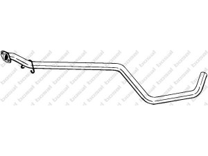 BOSAL 880-237 išleidimo kolektorius 
 Išmetimo sistema -> Išmetimo vamzdžiai
3473010, 3475887