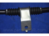 PARTS-MALL PTA-507 trosas, stovėjimo stabdys 
 Stabdžių sistema -> Valdymo svirtys/trosai
599134A381