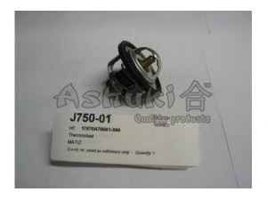 ASHUKI J750-01 termostatas, aušinimo skystis 
 Aušinimo sistema -> Termostatas/tarpiklis -> Thermostat
16341-87709, 16341-87795, 21200-01B00