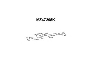 VENEPORTE MZ47265K katalizatoriaus keitiklis 
 Išmetimo sistema -> Katalizatoriaus keitiklis
Z50920600B, Z53620600A, Z53720600B