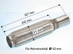 EBERSPÄCHER 04.001.79 lanksti žarna, išmetimo sistema 
 Išmetimo sistema -> Išmetimo vamzdžiai