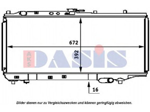 AKS DASIS 110052N radiatorius, variklio aušinimas
B65715200