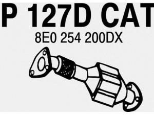 FENNO P127DCAT katalizatoriaus keitiklis 
 Išmetimo sistema -> Katalizatoriaus keitiklis
BM80214H, 8E0131702NX, 8E0254200DX