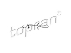 TOPRAN 111 302 durų rankenėlės valdiklis 
 Užrakinimo sistema -> Rankenėlės
6K4 837 223, 6K4 837 223B