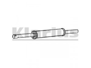 KLARIUS VW405P priekinis duslintuvas 
 Išmetimo sistema -> Duslintuvas
1H0253209F, 3A0253209, 1H0253209F