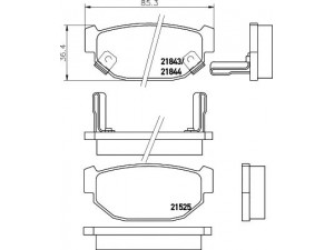 HELLA PAGID 8DB 355 016-481 stabdžių trinkelių rinkinys, diskinis stabdys 
 Techninės priežiūros dalys -> Papildomas remontas
25191GA530, 25191GA531, 25191GA532