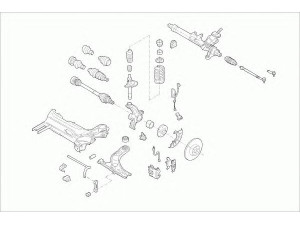 ZF Parts VW-GOLF-FZ036 vairavimo mechanizmas; rato pakaba 
 Ašies montavimas/vairavimo mechanizmas/ratai -> Prekių paieška pagal schemą