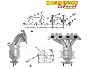 MAGNAFLOW 75407 katalizatoriaus keitiklis 
 Išmetimo sistema -> Katalizatoriaus keitiklis
MR571380