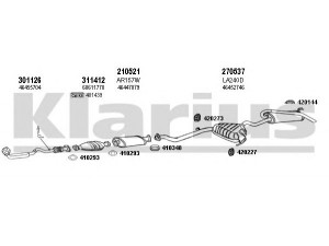 KLARIUS 510230E išmetimo sistema 
 Išmetimo sistema -> Išmetimo sistema, visa