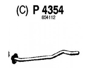 FENNO P4354 išleidimo kolektorius 
 Išmetimo sistema -> Išmetimo vamzdžiai
854067, 854112