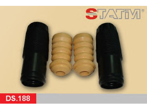 STATIM DS.188 apsauginio dangtelio komplektas, amortizatorius 
 Ašies montavimas/vairavimo mechanizmas/ratai -> Montavimas, pakabos statramstis
B45528111A