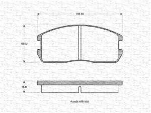 MAGNETI MARELLI 363702160809 stabdžių trinkelių rinkinys, diskinis stabdys 
 Techninės priežiūros dalys -> Papildomas remontas
MB366969, MB534587, MB 277542, MB 366969