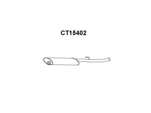 VENEPORTE CT15402 vidurinis duslintuvas 
 Išmetimo sistema -> Duslintuvas
1717J7, 1717K9, 9456188080