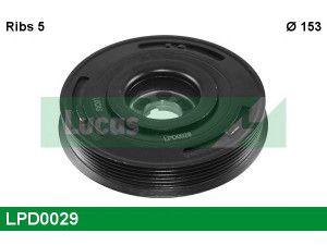 LUCAS ENGINE DRIVE LPD0029 skriemulys, alkūninis velenas 
 Diržinė pavara -> Dirželio skriemulys
0515P8, 0515T0, 0515V0, 0515V7