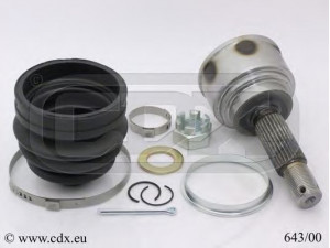 CDX 643/00 jungčių komplektas, kardaninis velenas 
 Ratų pavara -> Sujungimai/komplektas
