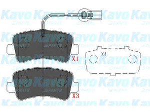 KAVO PARTS KBP-6590 stabdžių trinkelių rinkinys, diskinis stabdys 
 Techninės priežiūros dalys -> Papildomas remontas
4406000Q0H, 4406000Q0L, 95513821