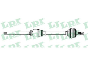 LPR DS52329 kardaninis velenas 
 Ratų pavara -> Kardaninis velenas
3273GR, 3273AY, 3273GQ