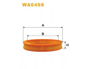 WIX FILTERS WA6498 oro filtras 
 Filtrai -> Oro filtras
GFE1135, PHE10003, PHE10003EVA
