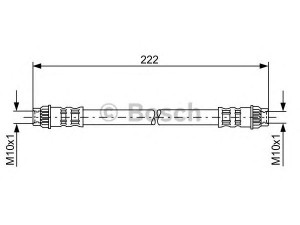 BOSCH 1 987 476 914 stabdžių žarnelė 
 Stabdžių sistema -> Stabdžių žarnelės
4806 94, 46213 00QAA, 4418563, 91166507