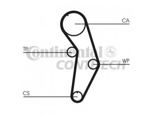 CONTITECH CT908K1 paskirstymo diržo komplektas 
 Techninės priežiūros dalys -> Papildomas remontas
06A198119