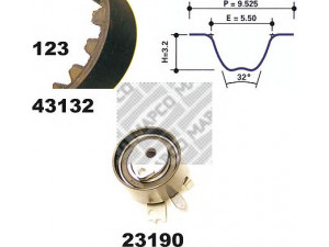 MAPCO 23132 paskirstymo diržo komplektas 
 Techninės priežiūros dalys -> Papildomas remontas
13070-BN700, 16806-00QA8, 16806-00QAX