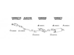 VENEPORTE 800447 išmetimo sistema 
 Išmetimo sistema -> Išmetimo sistema, visa