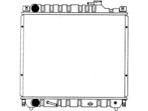 SAKURA  Automotive 1081-0213 radiatorius, variklio aušinimas