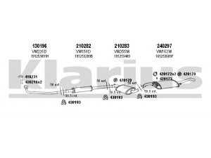 KLARIUS 930488E išmetimo sistema 
 Išmetimo sistema -> Išmetimo sistema, visa