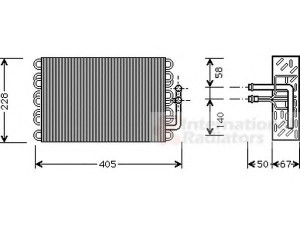 VAN WEZEL 3000V019 garintuvas, oro kondicionierius 
 Oro kondicionavimas -> Garintuvas
2028300358, A2028300358