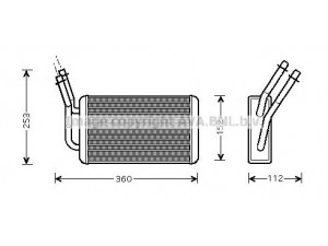 AVA QUALITY COOLING FD6316 šilumokaitis, salono šildymas 
 Šildymas / vėdinimas -> Šilumokaitis
4042575, YC1H18B539AA