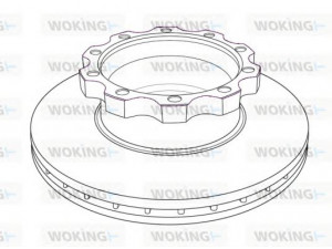 WOKING NSA1221.20 stabdžių diskas
2100438