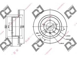 DJ PARTS BD1770 stabdžių diskas 
 Dviratė transporto priemonės -> Stabdžių sistema -> Stabdžių diskai / priedai
569208, 90444513