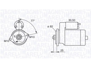 MAGNETI MARELLI 063522622010 starteris 
 Elektros įranga -> Starterio sistema -> Starteris
36100-27000, 36100-27010, 36100-27000
