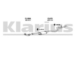KLARIUS 210076U išmetimo sistema 
 Išmetimo sistema -> Išmetimo sistema, visa