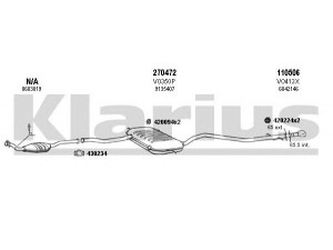 KLARIUS 960406E išmetimo sistema