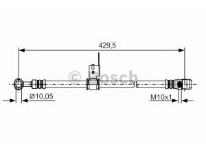 BOSCH 1 987 481 225 stabdžių žarnelė 
 Stabdžių sistema -> Stabdžių žarnelės
46410-SB0-023