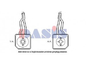 AKS DASIS 046007N alyvos aušintuvas, variklio alyva 
 Aušinimo sistema -> Radiatorius/alyvos aušintuvas -> Alyvos aušintuvas
036117021H