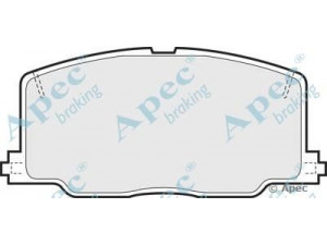 APEC braking PAD593 stabdžių trinkelių rinkinys, diskinis stabdys 
 Techninės priežiūros dalys -> Papildomas remontas
0446520050, 0446520090, 0446520170