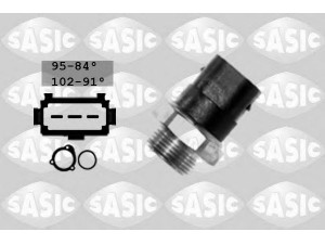 SASIC 3806004 temperatūros jungiklis, radiatoriaus ventiliatorius 
 Aušinimo sistema -> Siuntimo blokas, aušinimo skysčio temperatūra
1H0959481B, 7215818, 95VW8B607GA